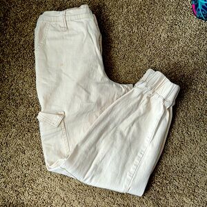 Khaki cardigan pants